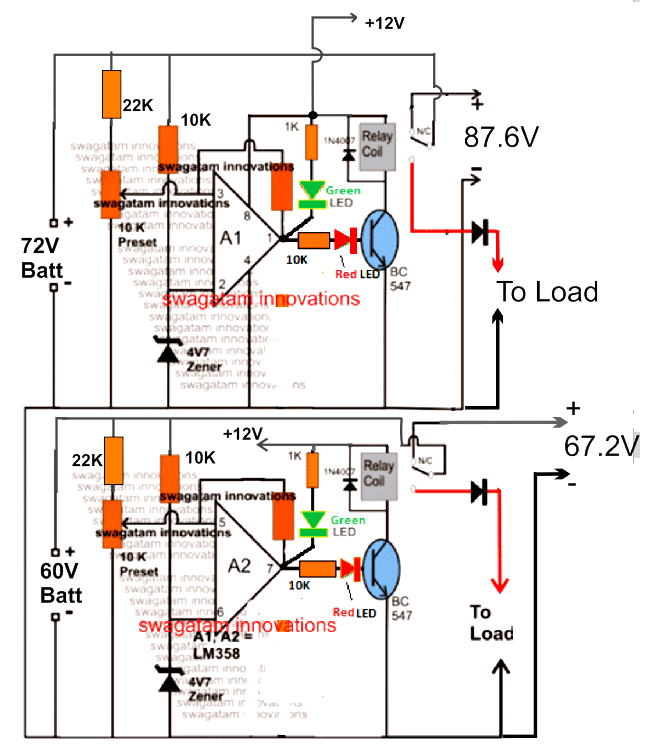 Dual Battery Charger Circuit with Isolator - Homemade Circuit Projects