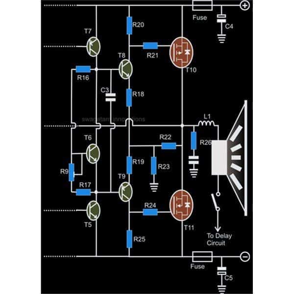 High Power 250 Watt Mosfet Dj Amplifier Circuit Homemade Circuit Projects