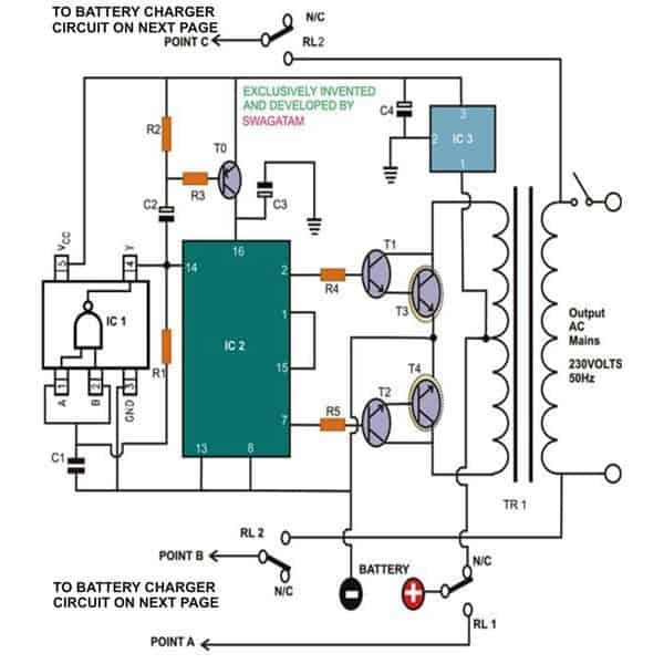 4 Simple Uninterruptible Power Supply (UPS) Circuits ...