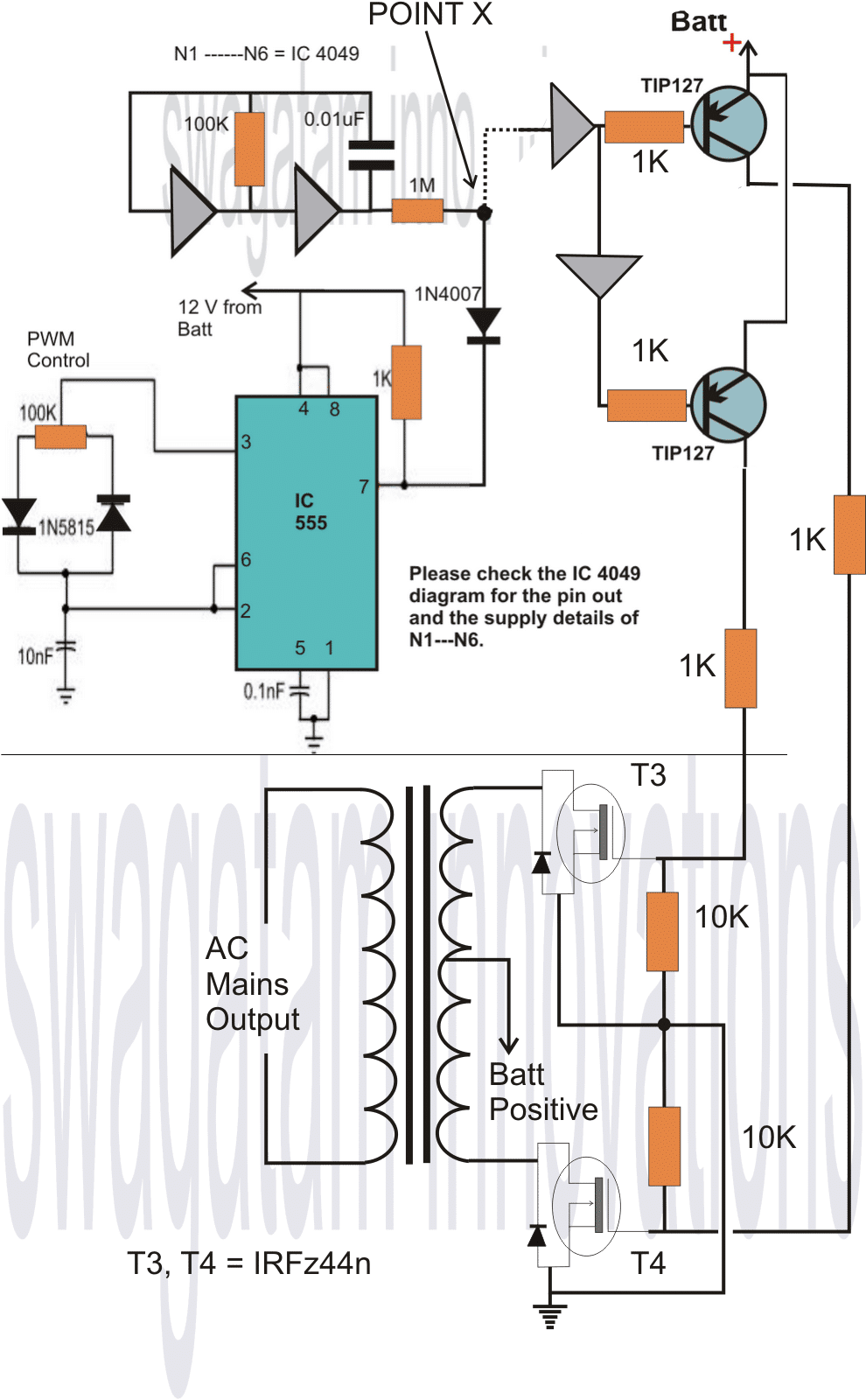 12v 2000 Watt Inverter Circuit Diagram