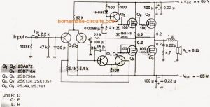 DIY 100 Watt MOSFET Amplifier Circuit with PCB - Homemade Circuit Projects