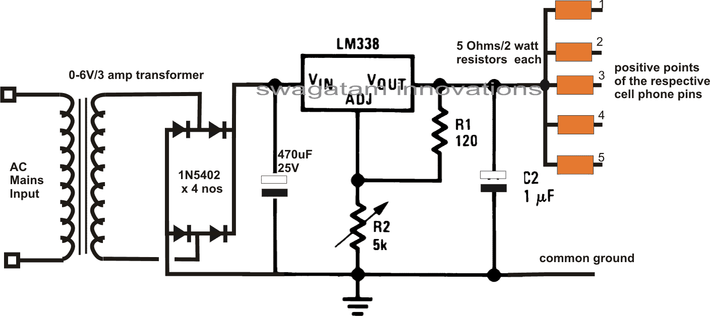Multi Cell Lithium Ion Battery Charger Circuit Schematic ...
