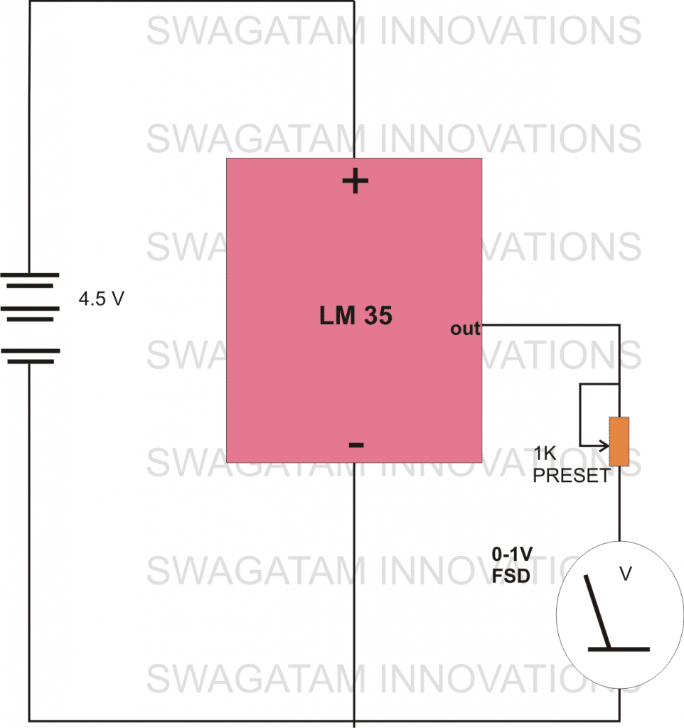 roomthermometercircuitusinglm35IC