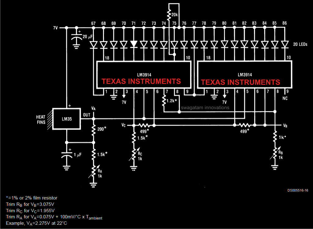 temperatureindicatorcircuitwithLEDdisplay