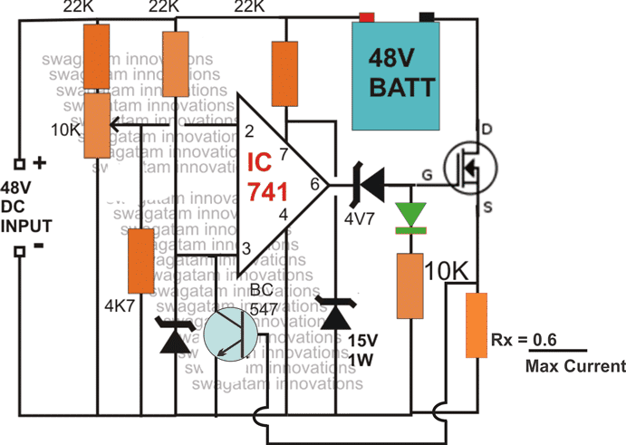 3 Easy 48v Battery Charger Circuits Explained