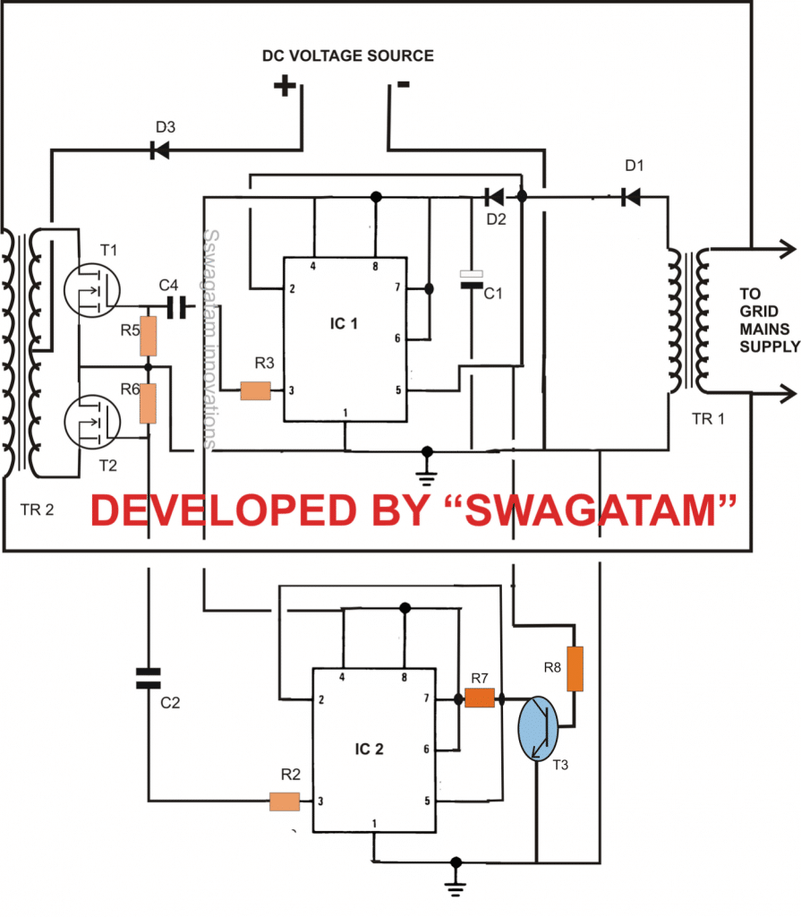 gridtieinvertercircuitsdiagram