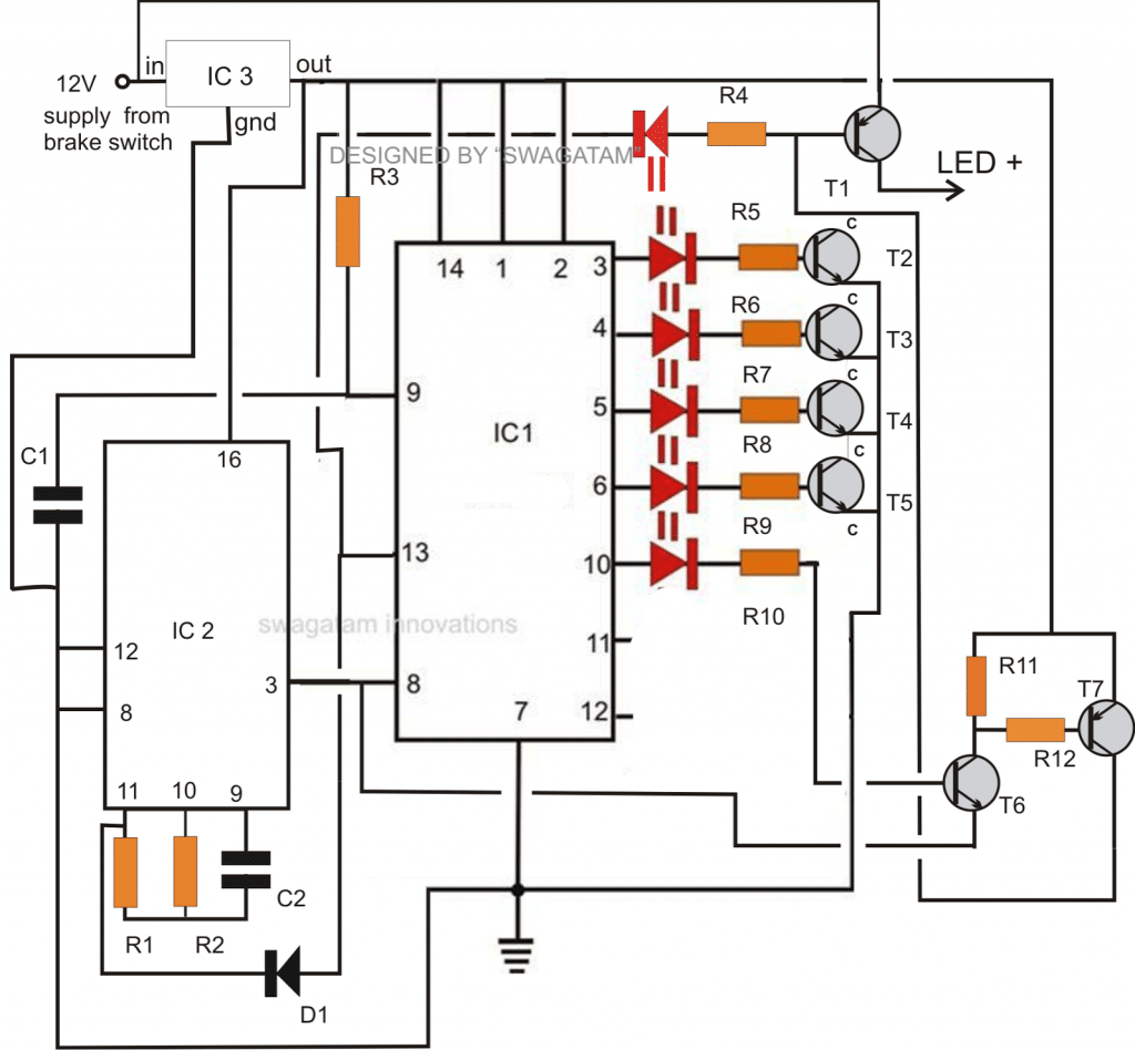 fancyLEDcartaillightcircuit