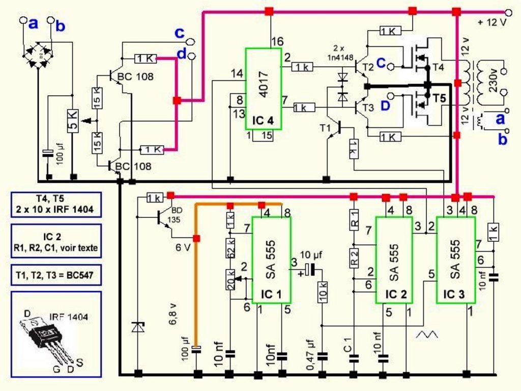 pure sine wave inverter with 555 1