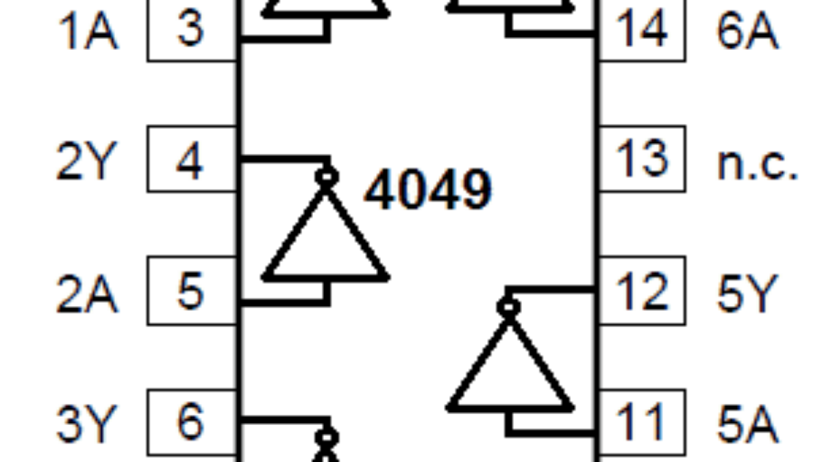 IC 4049 Datasheet, Pinout Function, Application – Homemade Circuit Projects