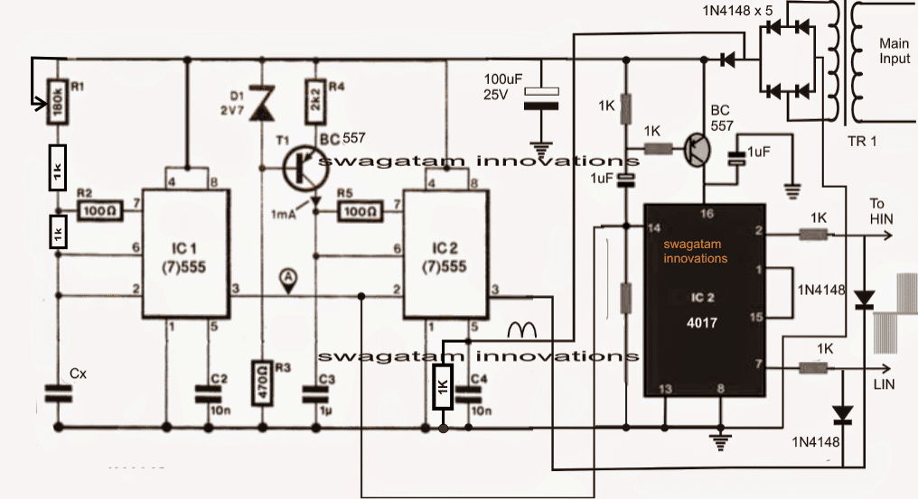Single Phase Variable Frequency  motivation VFD Circuit