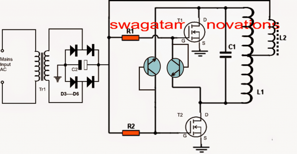 Simple Induction Heater Circuit - Hot Plate Cooker Circuit