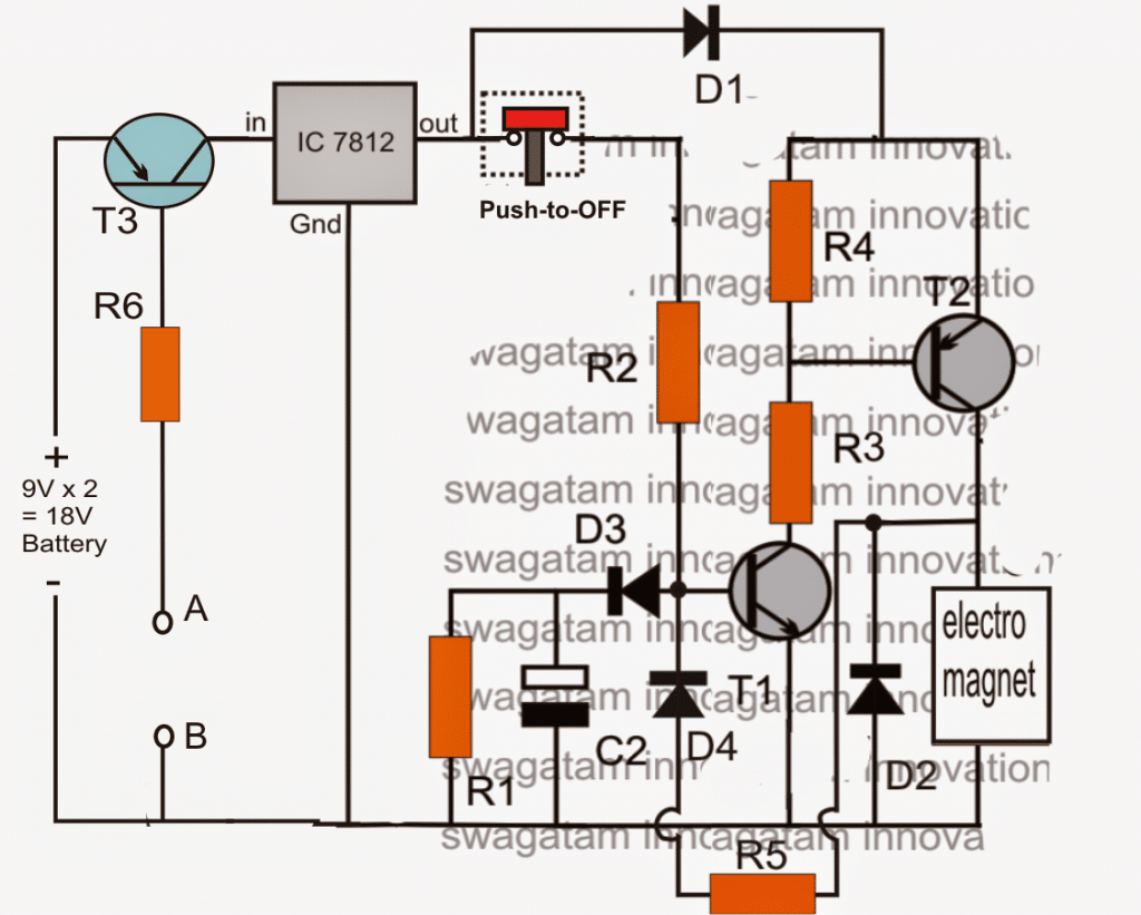 divers safety buoy switch circuit