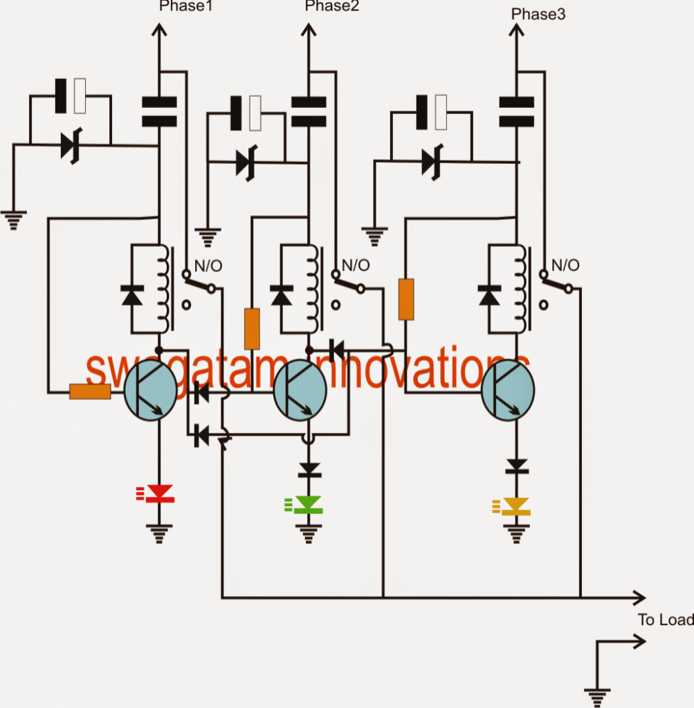 single phase from three phase