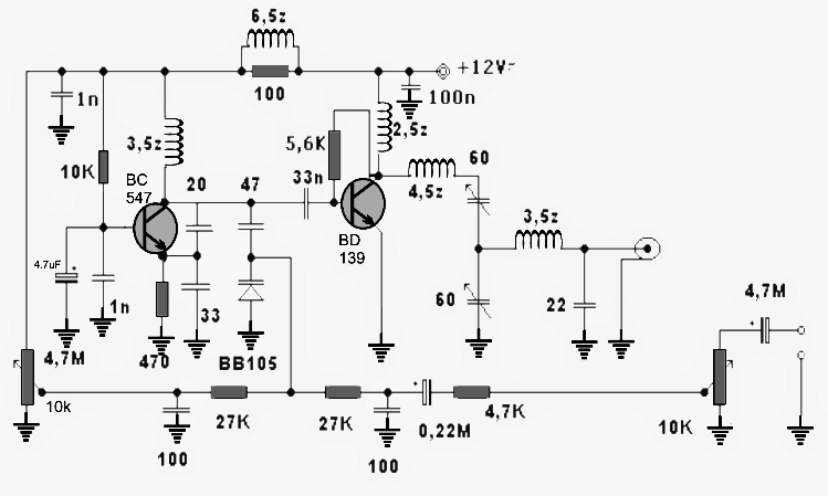 enthousiasme reactie Berg Vesuvius 1.5 watt Transmitter Circuit | Homemade Circuit Projects