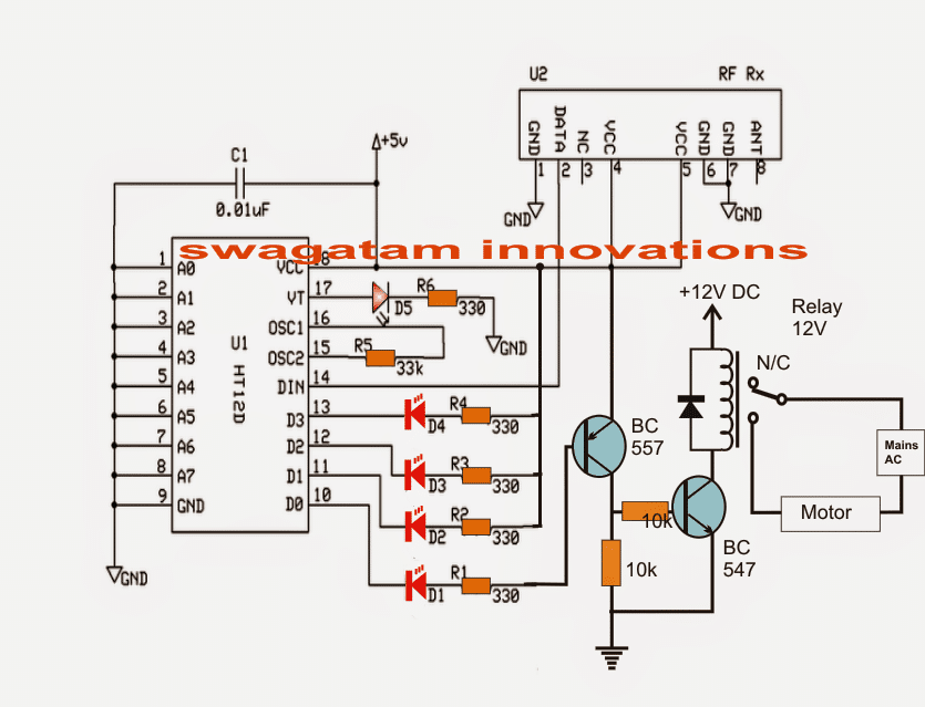 Remote Controlled, Wireless Water Level Controller Circuit ...