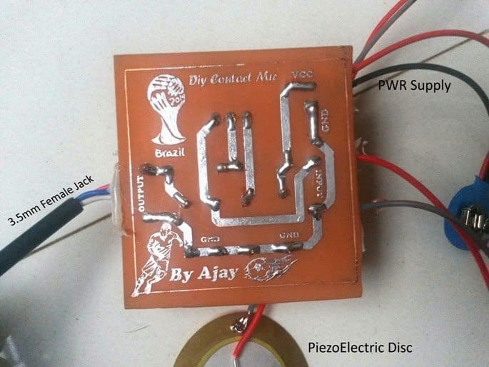 Make this DIY Contact MIC Circuit | Homemade Circuit Projects