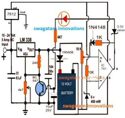 Lithium Polymer (Lipo) Battery Charger Circuit