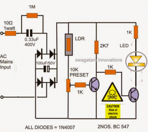 7 Watt LED Driver SMPS Circuit - Current Controlled | Homemade Circuit ...