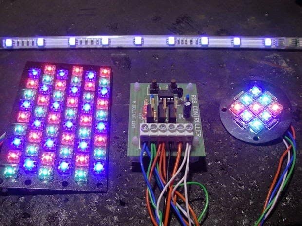 Simple RGB LED Controller Circuit Circuit Projects