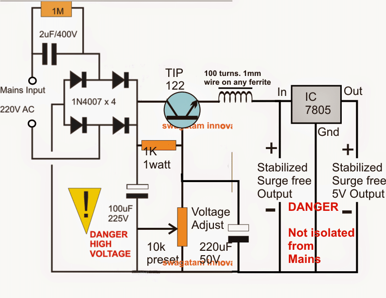 High Voltage Power Supply Circuit Diagrams 7781