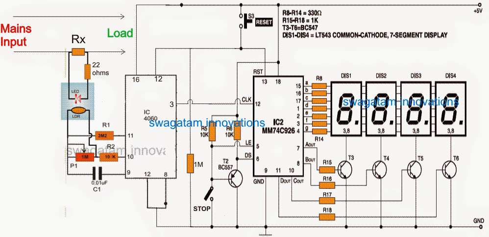Digital Power Meter For Reading Home Wattage Consumption