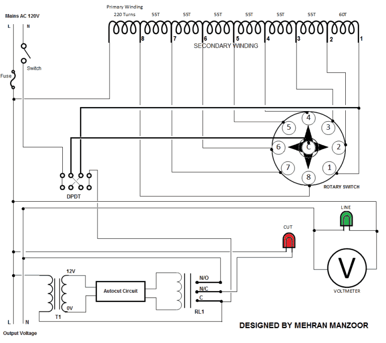 Automatic Voltage Regulator (AVR) Circuit - Homemade Circuit Projects