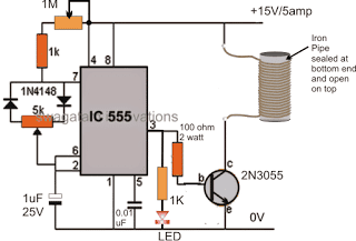 Small Induction Heater Circuit for School Project