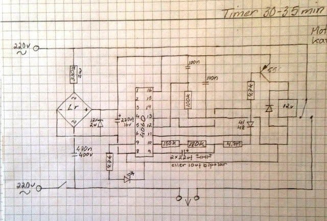 Timer Controlled Exhaust Fan Circuit | Homemade Circuit Projects