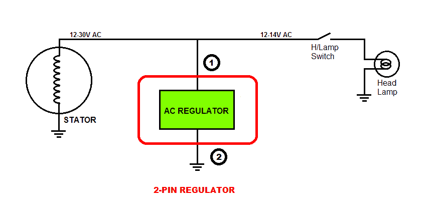Cycle Electric Regulator Wiring Diagram from homemade-circuits.com