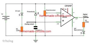 4 Simple Proximity Sensor Circuits – Using IC LM358, IC LM567, IC 555 ...