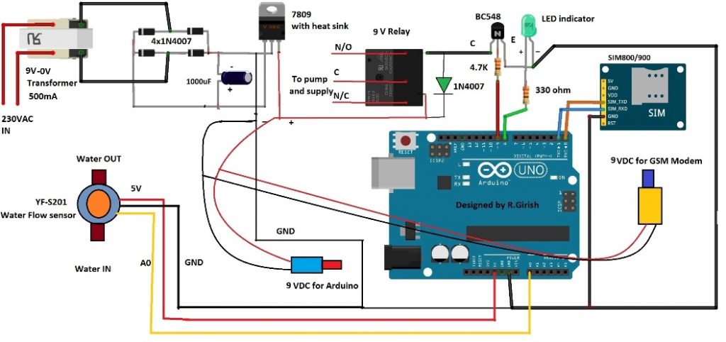 Automatic pump control схема подключения