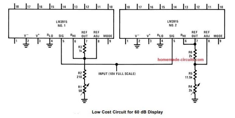 Lm3915 Ic Datasheet Pinout Application Circuits Homemade Circuit Projects 