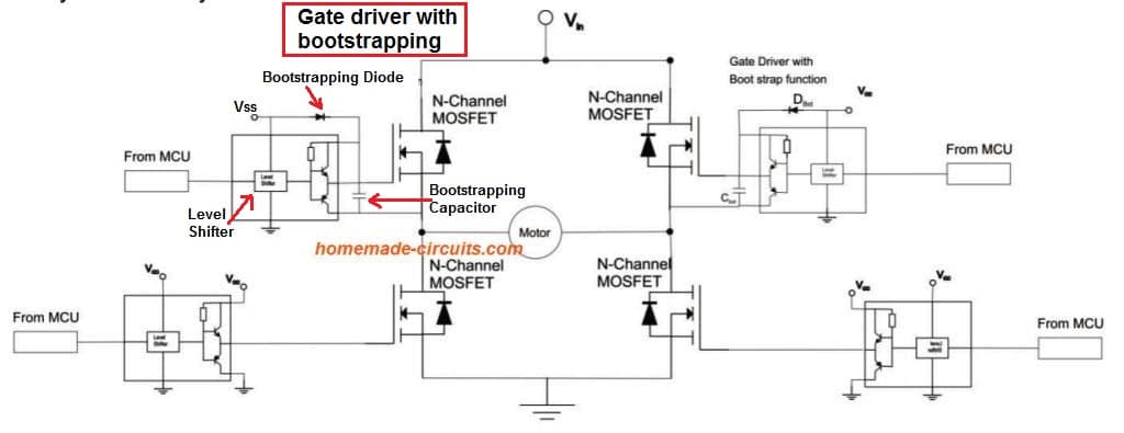 P Channel Mosfet In H Bridge Applications Homemade Circuit Projects