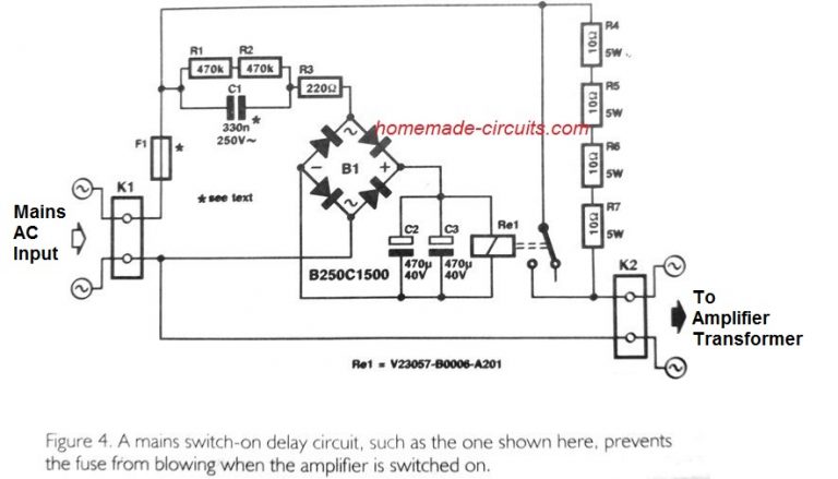 Prevent Amplifier Fuse from Blowing During Power Switch ON – Homemade ...