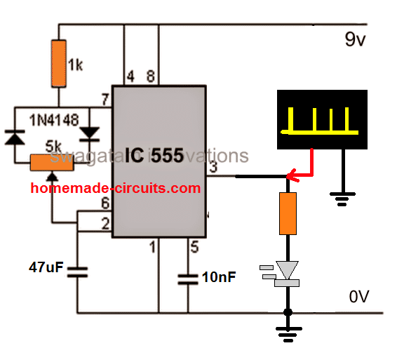 Generate PWM Using IC 555 (2 Methods | Circuit Projects