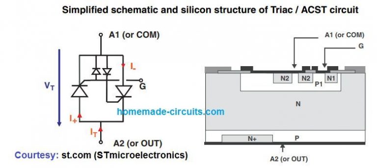 Triacs Working And Application Circuits Homemade Circuit Projects 9018