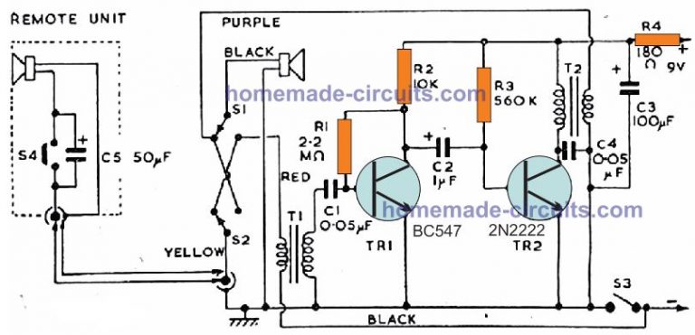 Easy Two Transistor Circuit Projects for School Students – Homemade ...