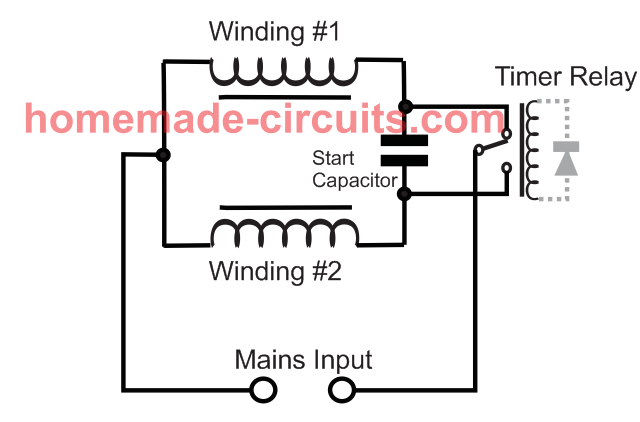 Washing Machine Motor Agitator Timer Circuit - Homemade Circuit Projects