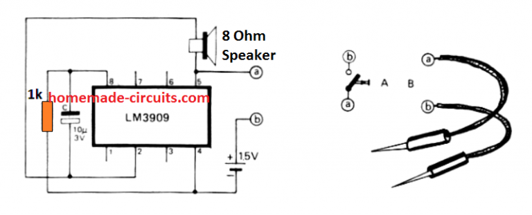 7 Simple Continuity Tester Circuits Explained Homemade Circuit Projects 