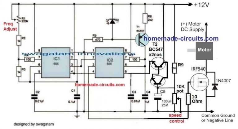 Treadmill Motor Speed Controller Circuit – Homemade Circuit Projects