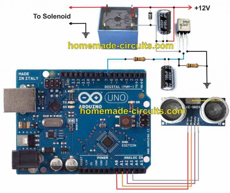 Ultrasonic Hand Sanitizer Circuit – Homemade Circuit Projects