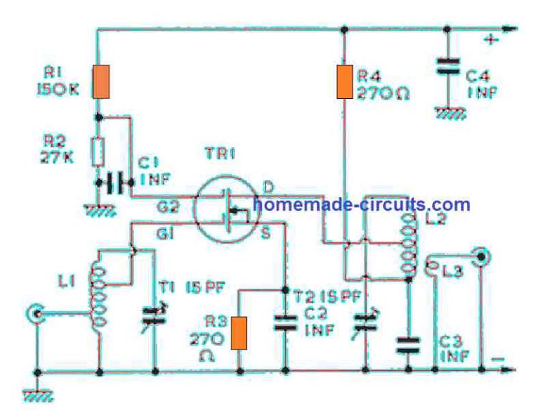 RF Amplifier Circuits and RF Converters - Homemade Circuit Projects