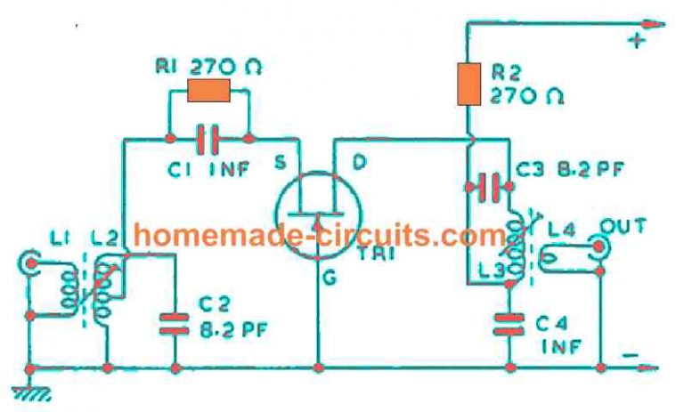 RF Amplifier Circuits and RF Converters – Homemade Circuit Projects