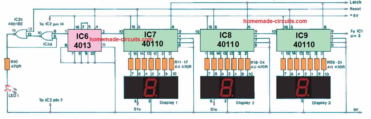 3 Digit Led Capacitance Meter Circuit Homemade Circuit Projects