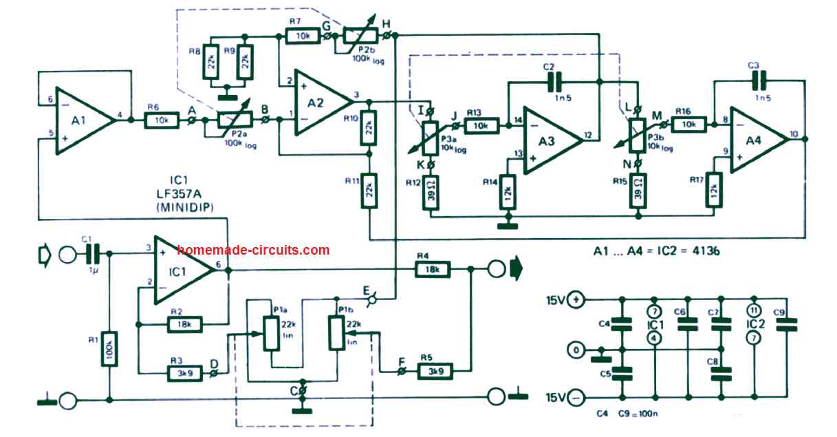 Parametric Equalizer Circuit Diagram 6350