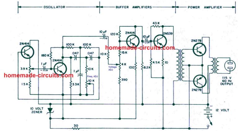 250 Watt Pure Sine Wave Inverter Circuit – Homemade Circuit Projects