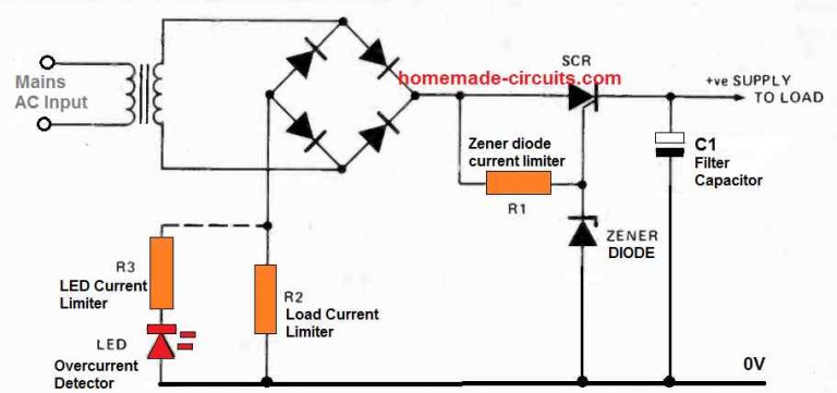 SCR Voltage Regulator Circuit – Homemade Circuit Projects