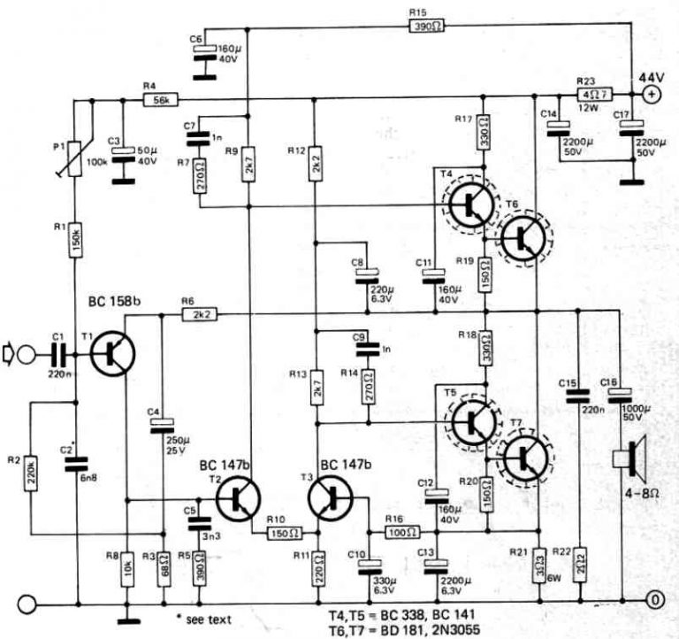6 Simple Class A Amplifier Circuits Explained - Homemade Circuit Projects