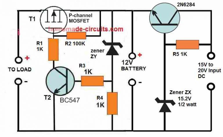 Battery Deep Discharge Protection Circuit – Homemade Circuit Projects