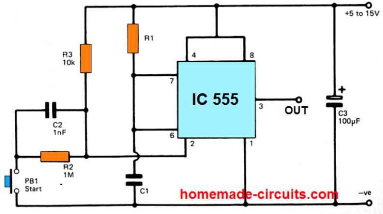 10 Simple IC 555 Monostable Circuits Explored - Homemade Circuit Projects